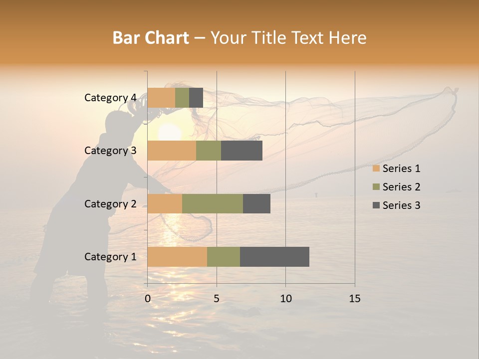 Sunset Bright Man PowerPoint Template