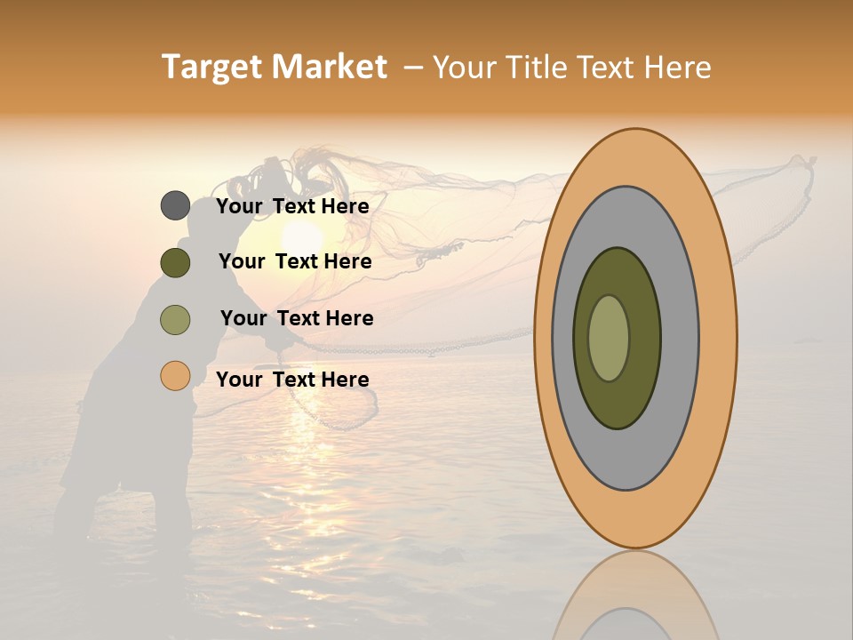 Sunset Bright Man PowerPoint Template