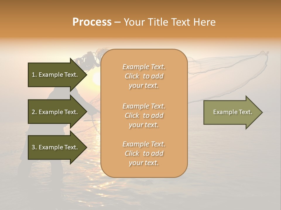 Sunset Bright Man PowerPoint Template