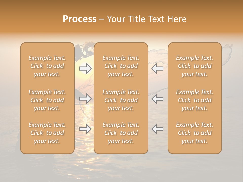 Sunset Bright Man PowerPoint Template