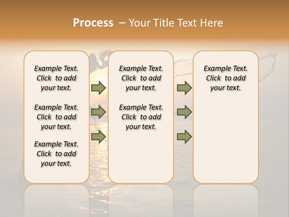 Sunset Bright Man PowerPoint Template