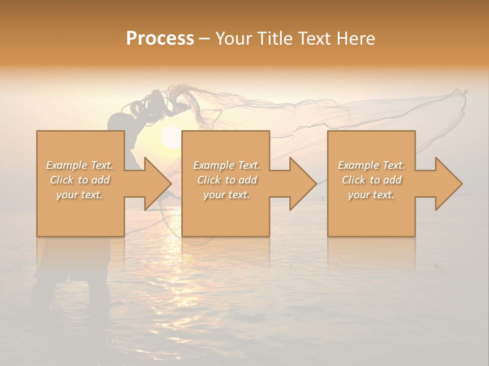 Sunset Bright Man PowerPoint Template