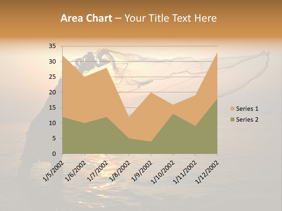 Sunset Bright Man PowerPoint Template