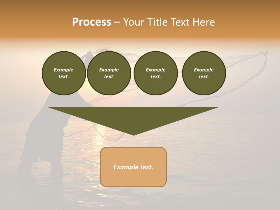 Sunset Bright Man PowerPoint Template