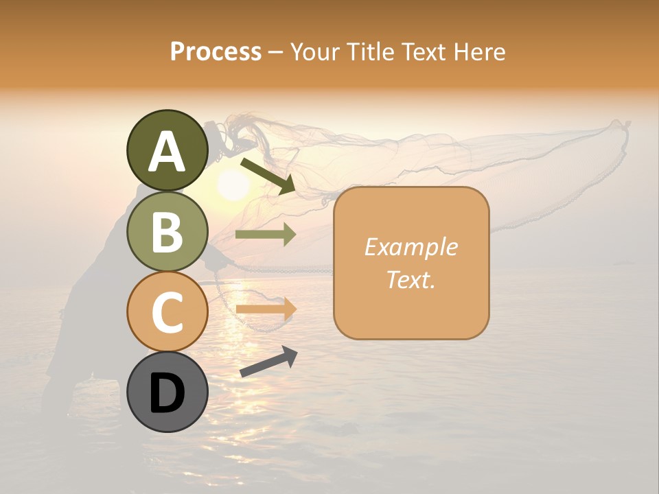 Sunset Bright Man PowerPoint Template