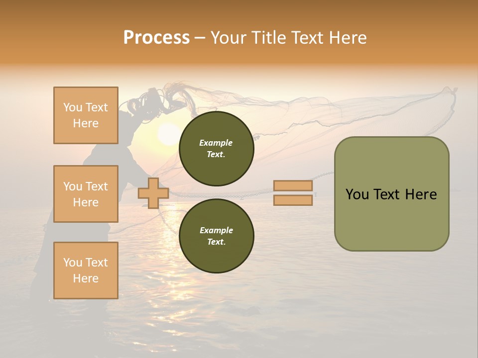 Sunset Bright Man PowerPoint Template