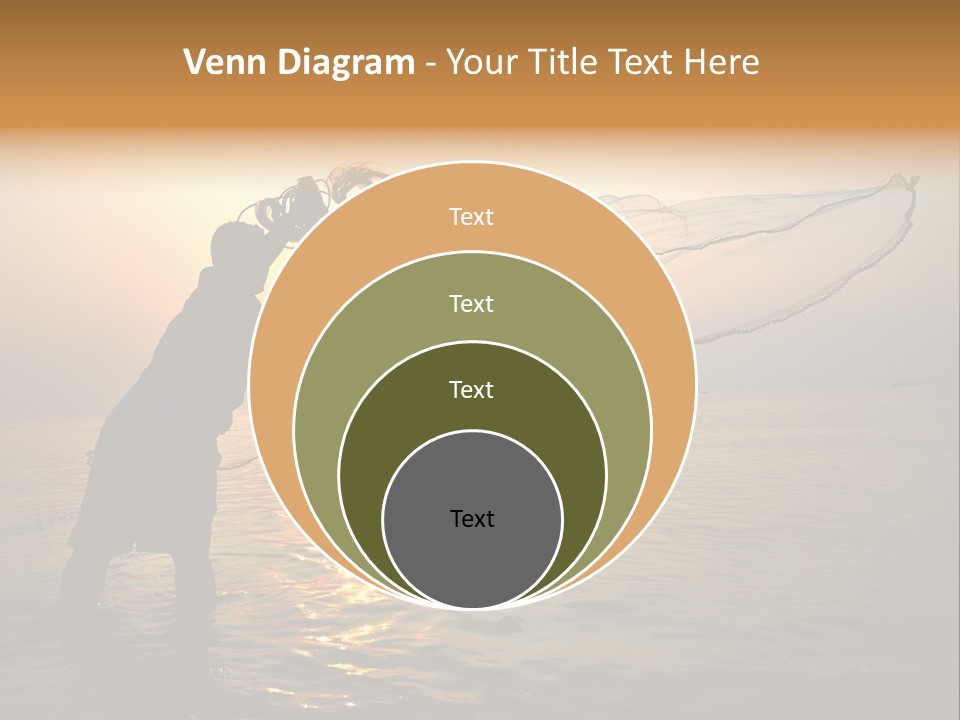Sunset Bright Man PowerPoint Template