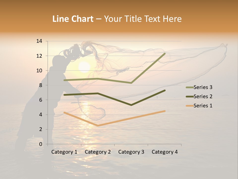 Sunset Bright Man PowerPoint Template