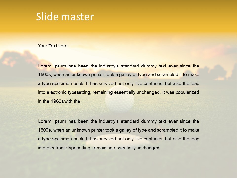 Day Play Driver PowerPoint Template