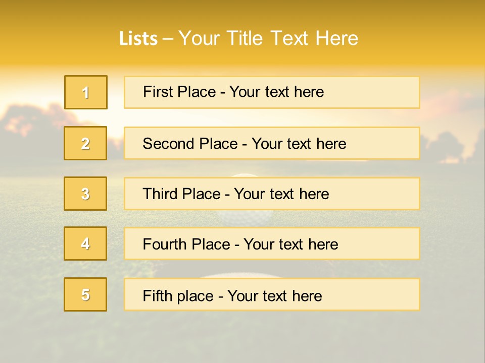 Day Play Driver PowerPoint Template