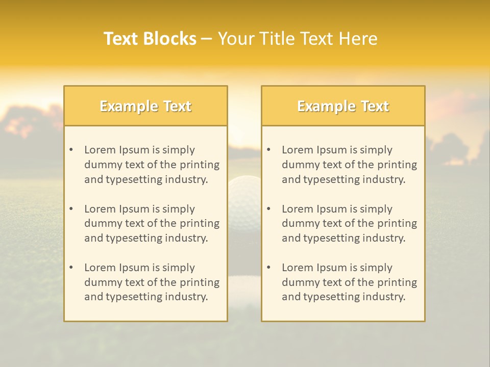 Day Play Driver PowerPoint Template