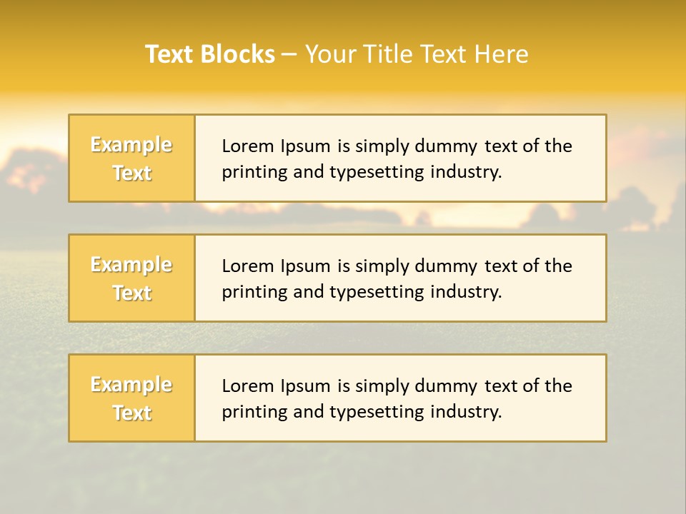 Day Play Driver PowerPoint Template