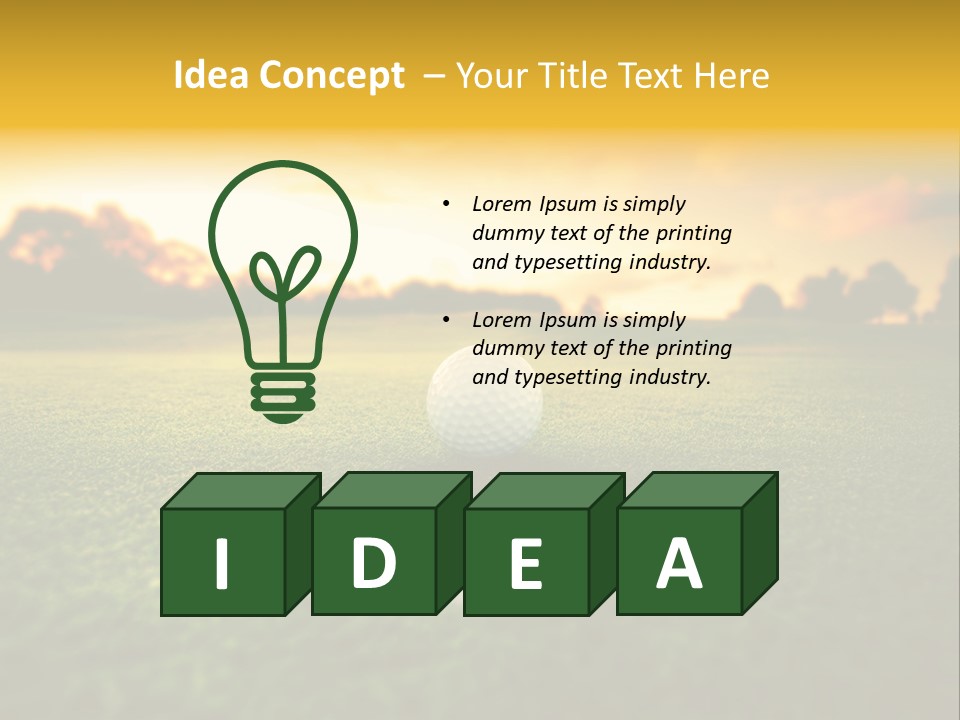 Day Play Driver PowerPoint Template