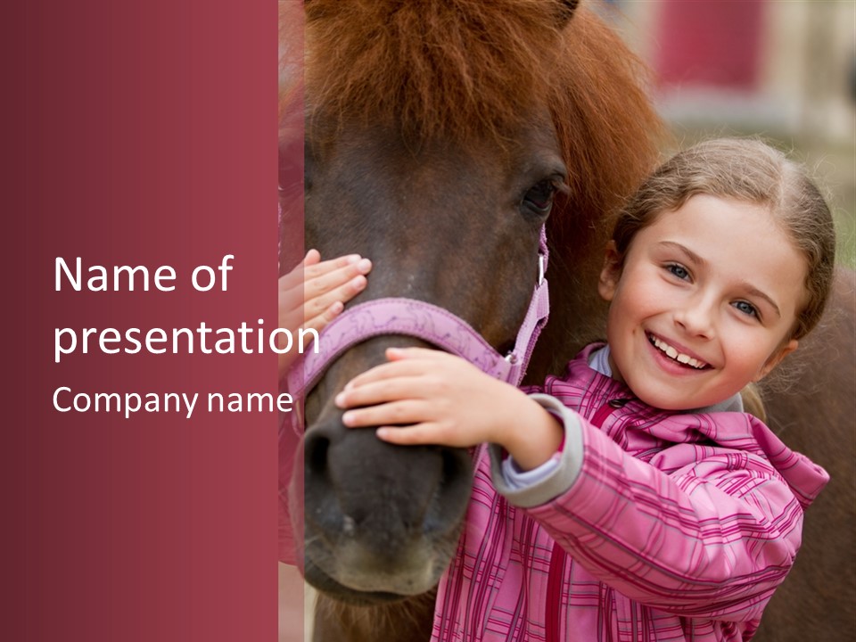 Activity Bridle Child PowerPoint Template