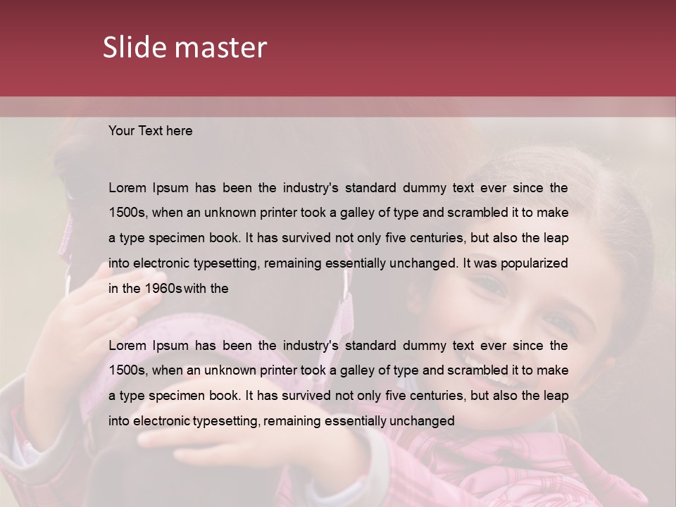 Activity Bridle Child PowerPoint Template