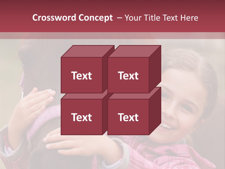 Activity Bridle Child PowerPoint Template