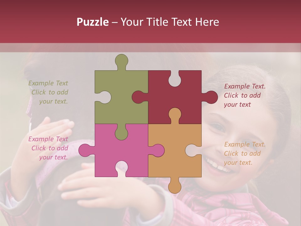 Activity Bridle Child PowerPoint Template