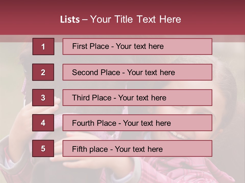 Activity Bridle Child PowerPoint Template