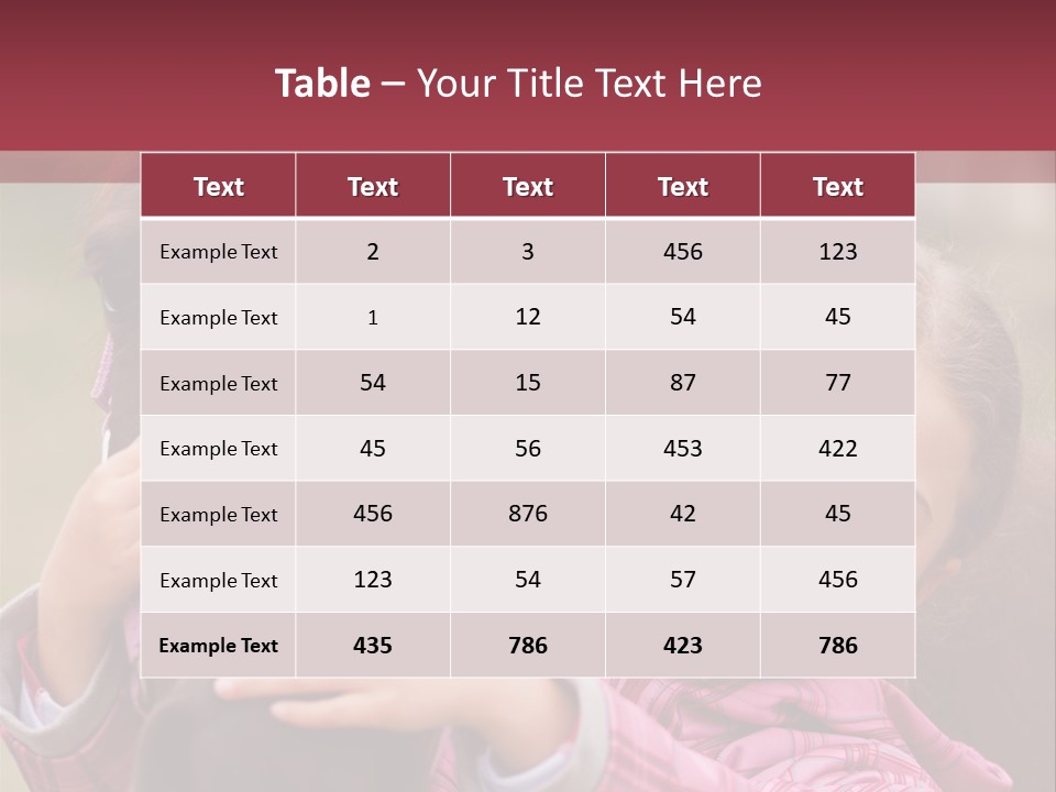 Activity Bridle Child PowerPoint Template