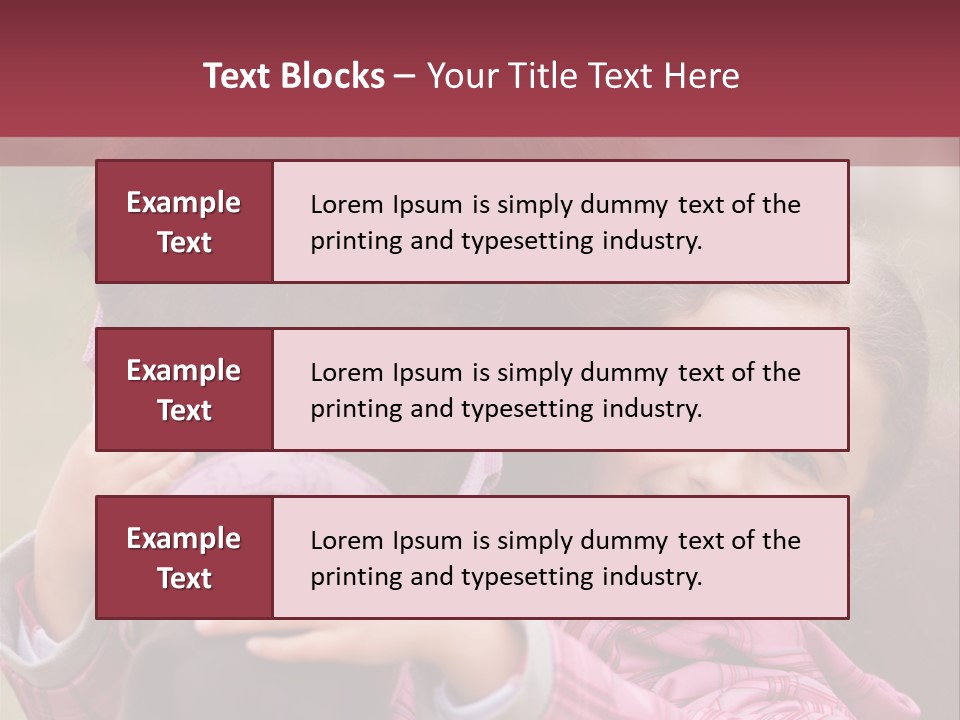 Activity Bridle Child PowerPoint Template