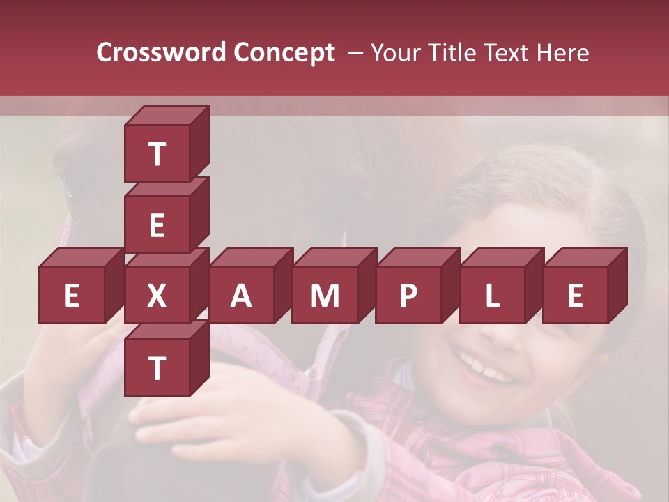 Activity Bridle Child PowerPoint Template