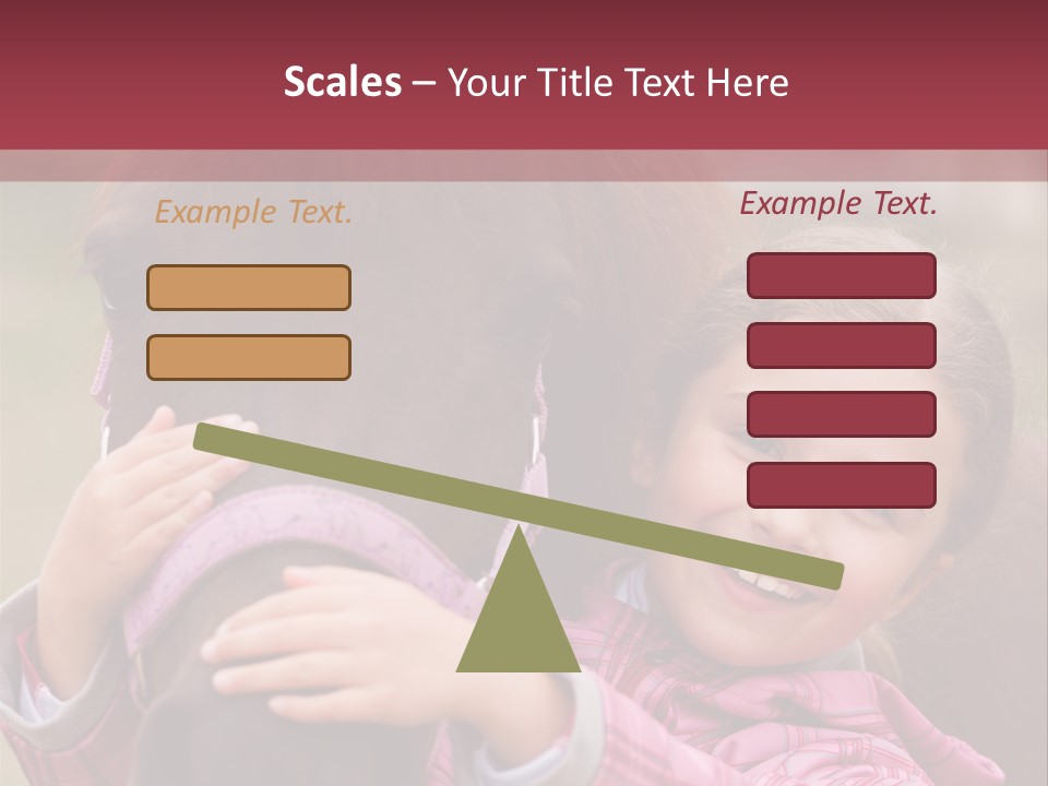 Activity Bridle Child PowerPoint Template