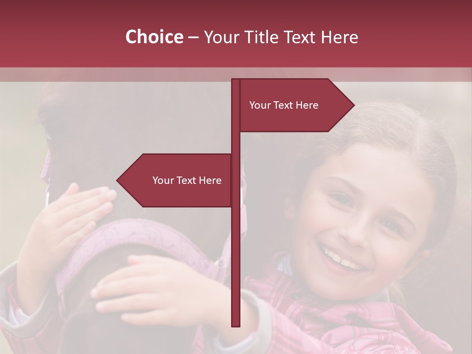 Activity Bridle Child PowerPoint Template