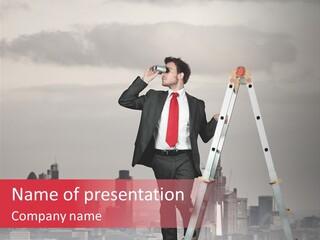 Pollution Manager Monitoring PowerPoint Template