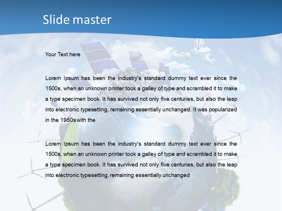 Supply Solar Technology PowerPoint Template