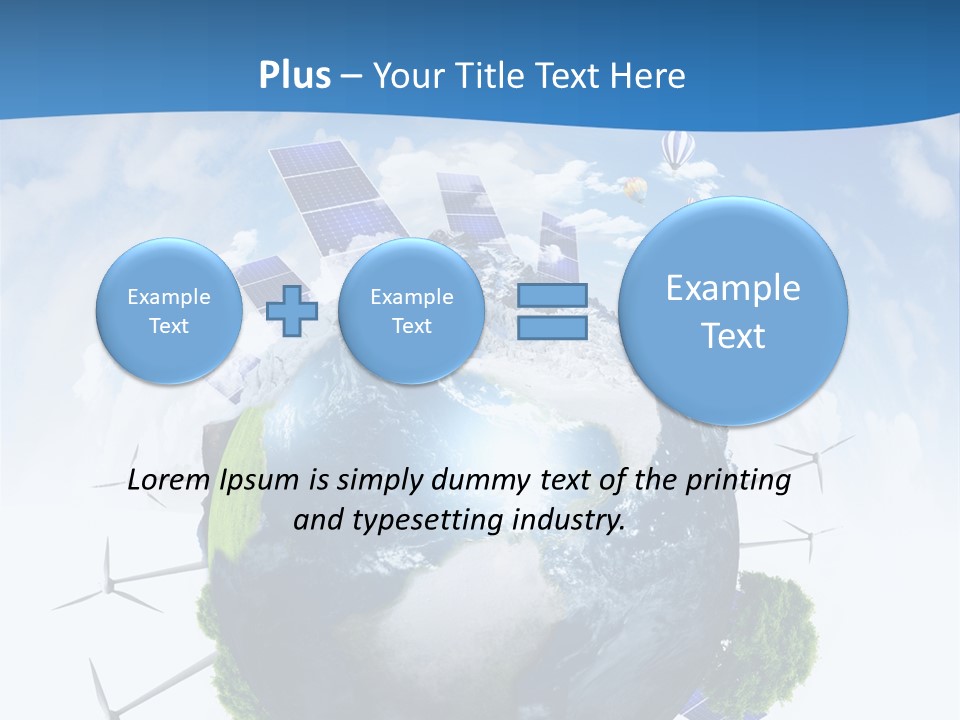 Supply Solar Technology PowerPoint Template