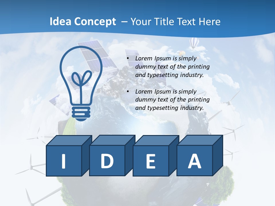 Supply Solar Technology PowerPoint Template
