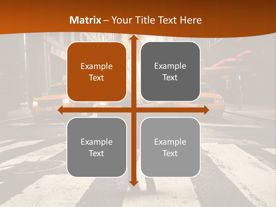 Business Young Blonde PowerPoint Template