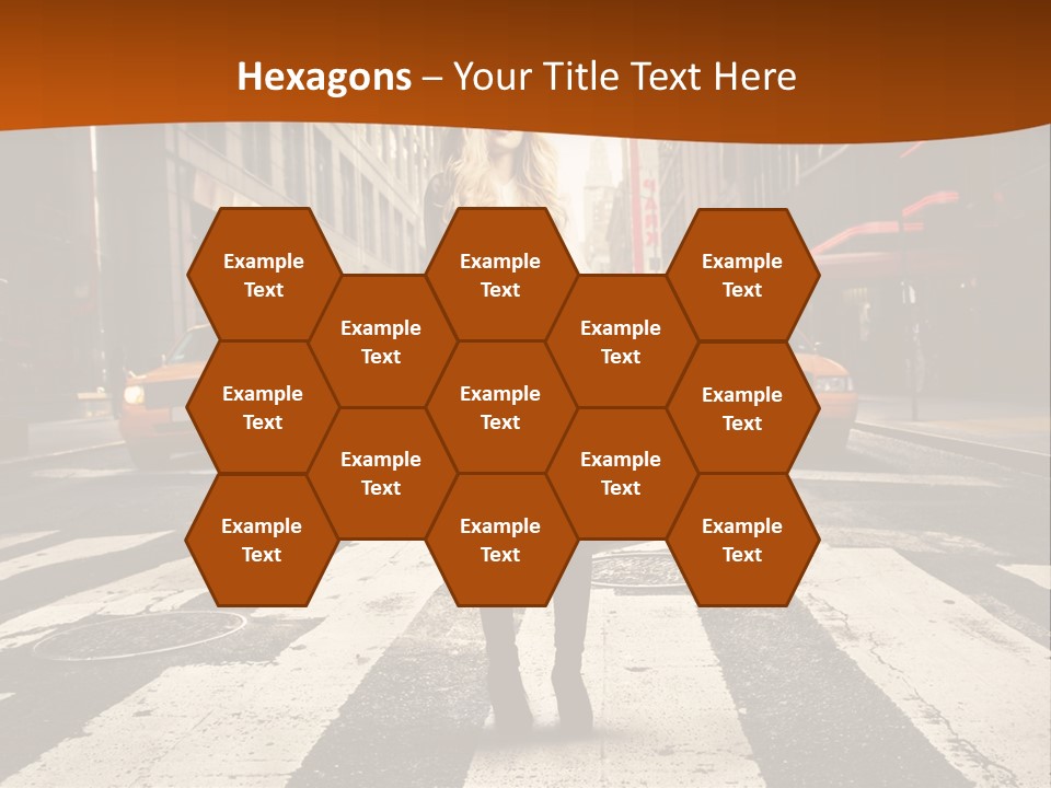 Business Young Blonde PowerPoint Template