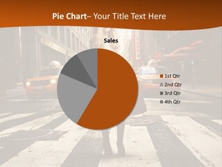 Business Young Blonde PowerPoint Template