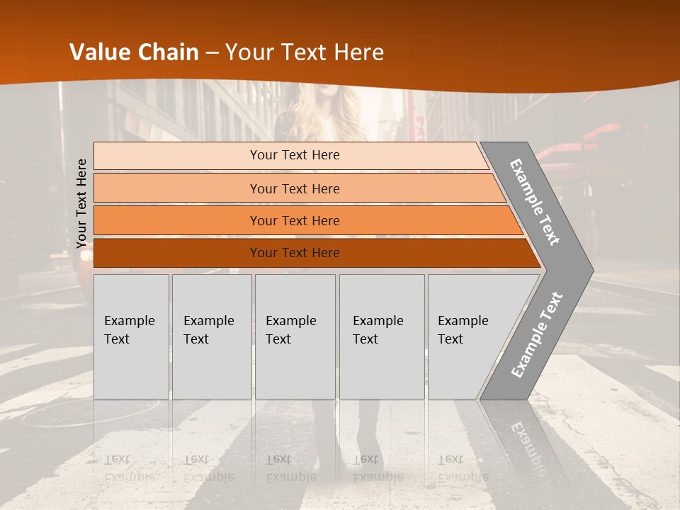 Business Young Blonde PowerPoint Template