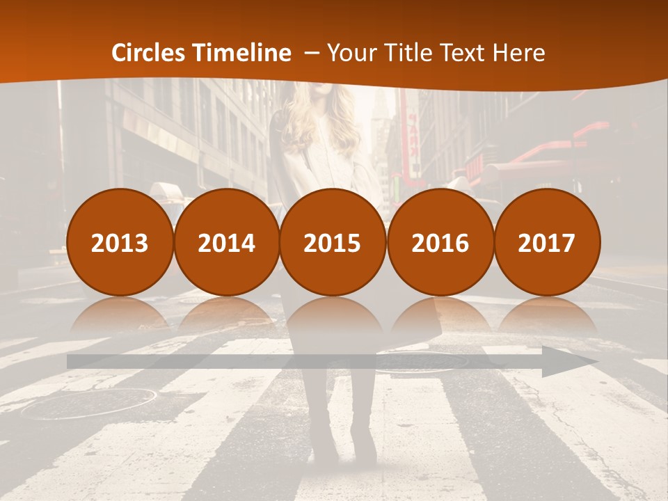 Business Young Blonde PowerPoint Template