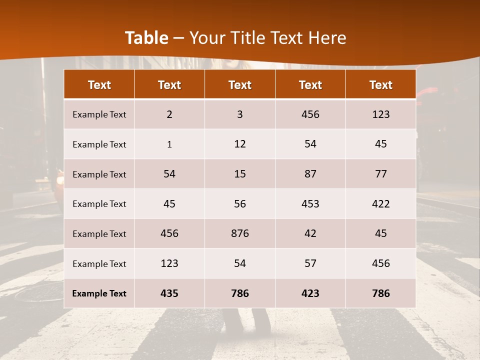 Business Young Blonde PowerPoint Template