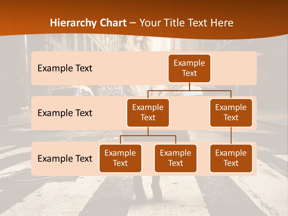 Business Young Blonde PowerPoint Template
