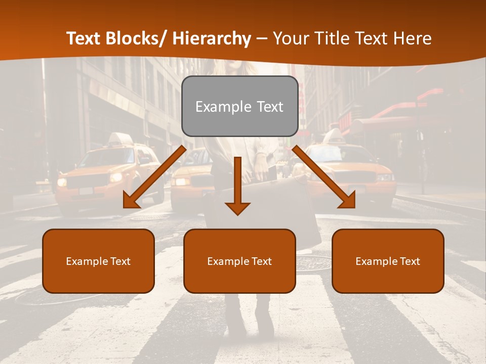 Business Young Blonde PowerPoint Template