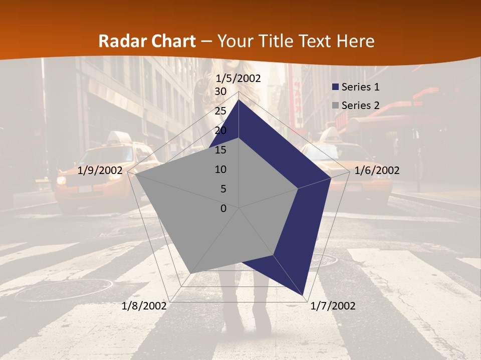 Business Young Blonde PowerPoint Template