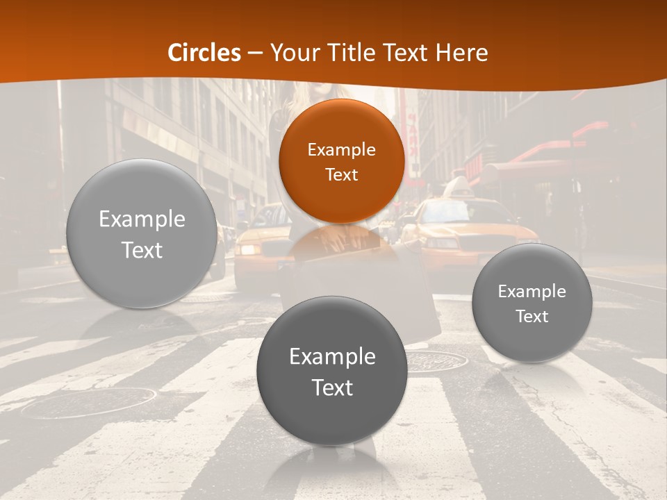 Business Young Blonde PowerPoint Template