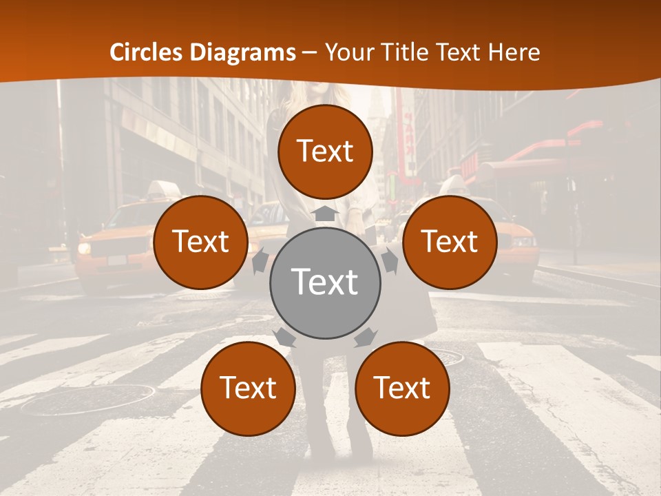 Business Young Blonde PowerPoint Template