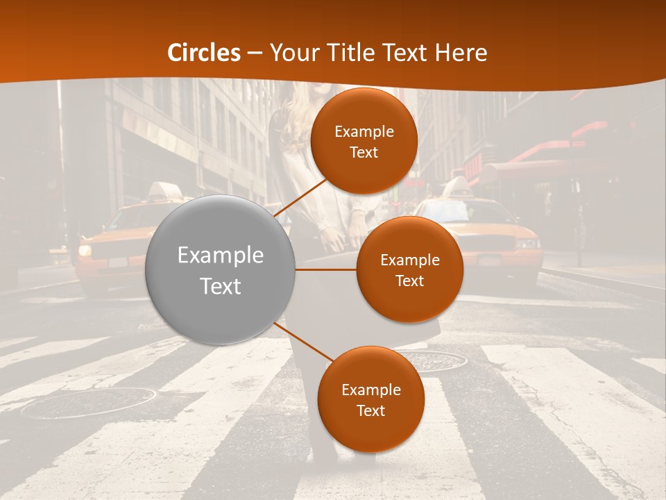 Business Young Blonde PowerPoint Template