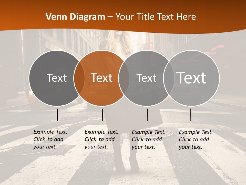 Business Young Blonde PowerPoint Template