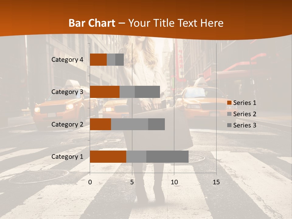 Business Young Blonde PowerPoint Template