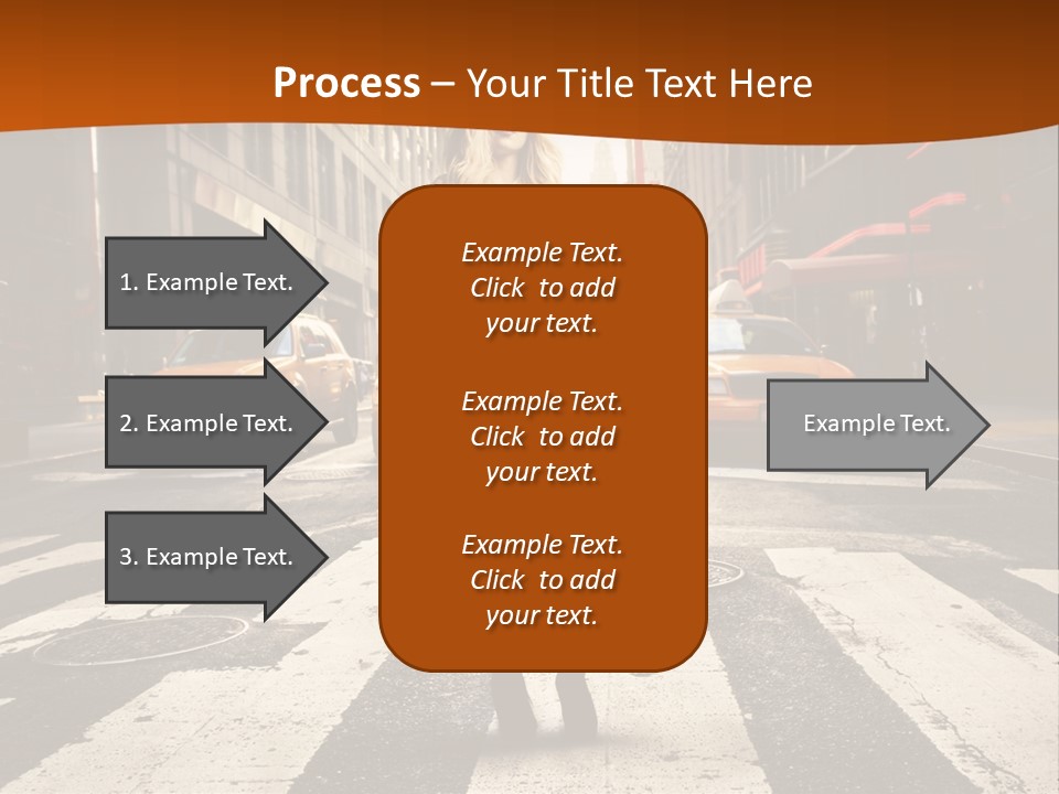Business Young Blonde PowerPoint Template