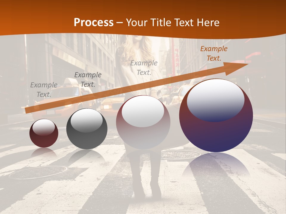 Business Young Blonde PowerPoint Template