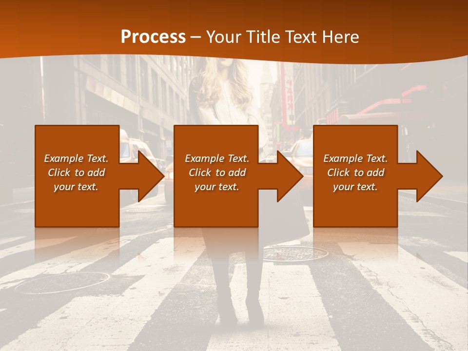Business Young Blonde PowerPoint Template