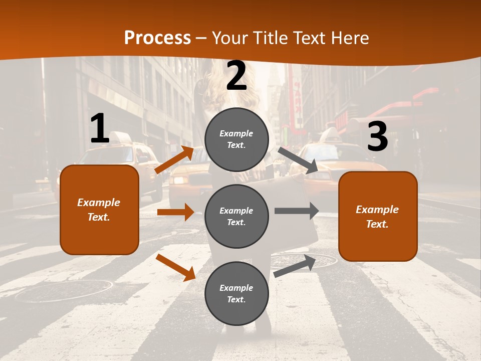 Business Young Blonde PowerPoint Template