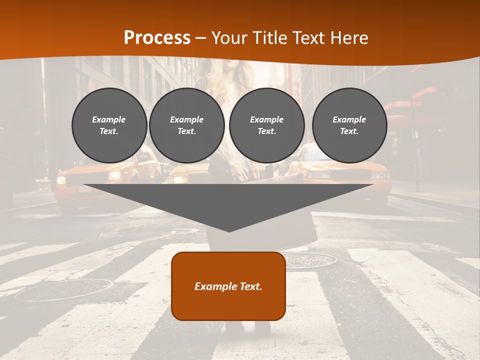 Business Young Blonde PowerPoint Template